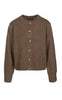 Luxzuz Cardigan - Elida - Cocoa Brown