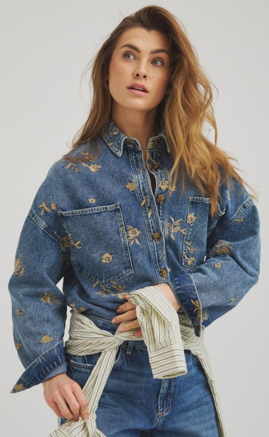 Luxzuz Skjorte - Allydia - Faded Denim