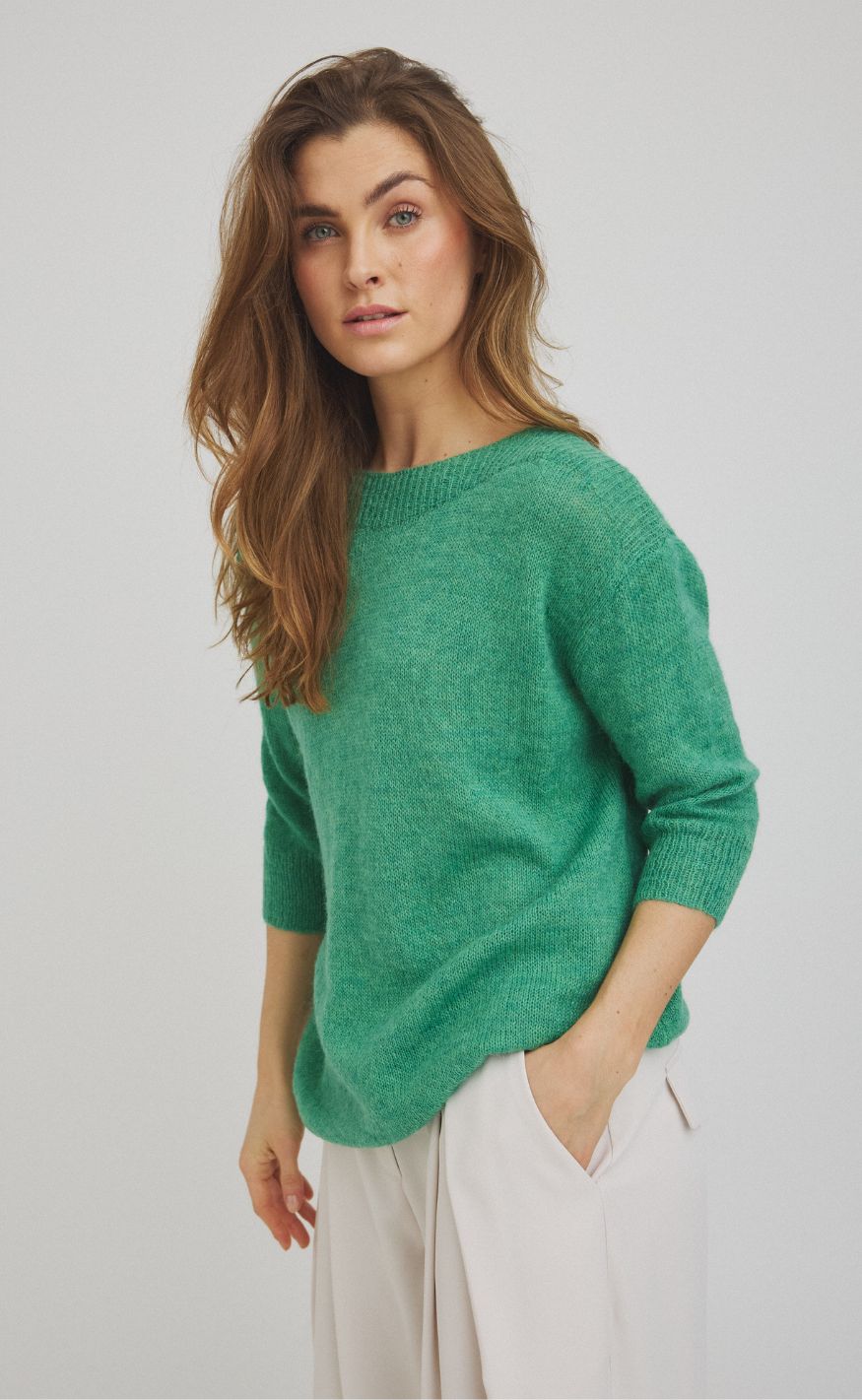 Luxzuz Strik - Barbro Knit - Ming Green