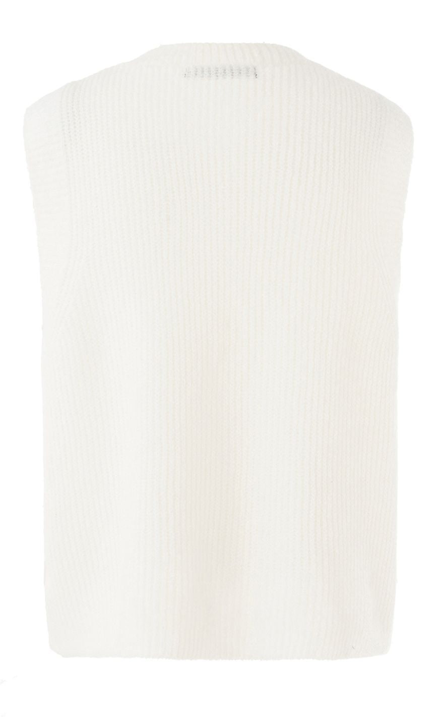 Luxzuz Strik Vest - Bit - Cream