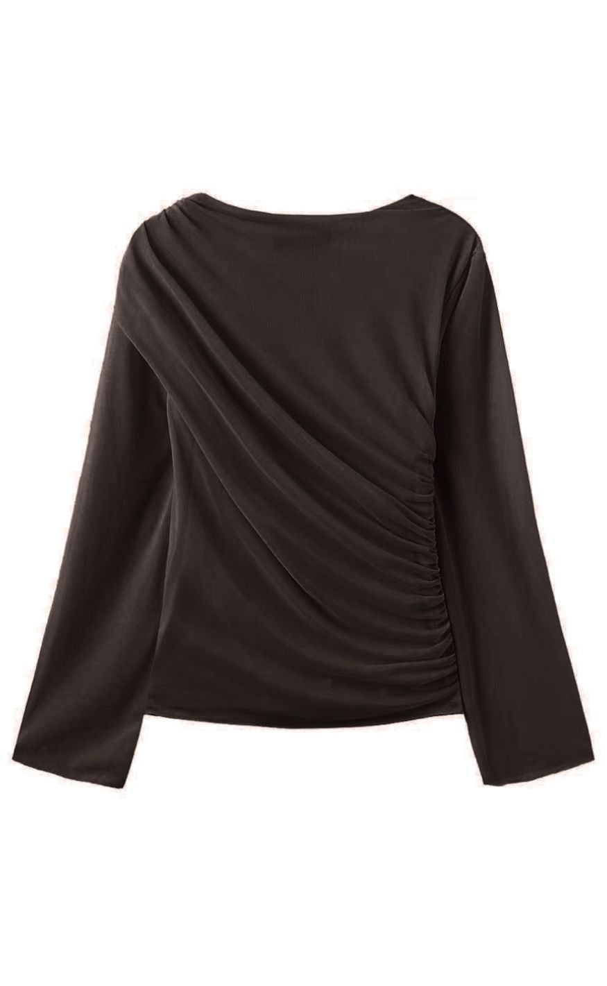 Luxzuz T-shirt - Thora - Choco Lux