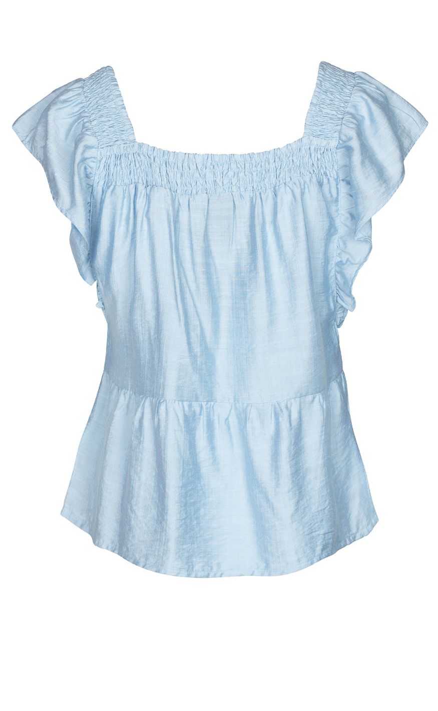 Luxzuz Top - Rufusine - Chambray Blue