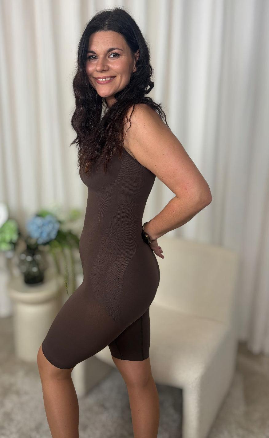 Lykkeland Ateliér Bodysuit - Contour - Chocolate
