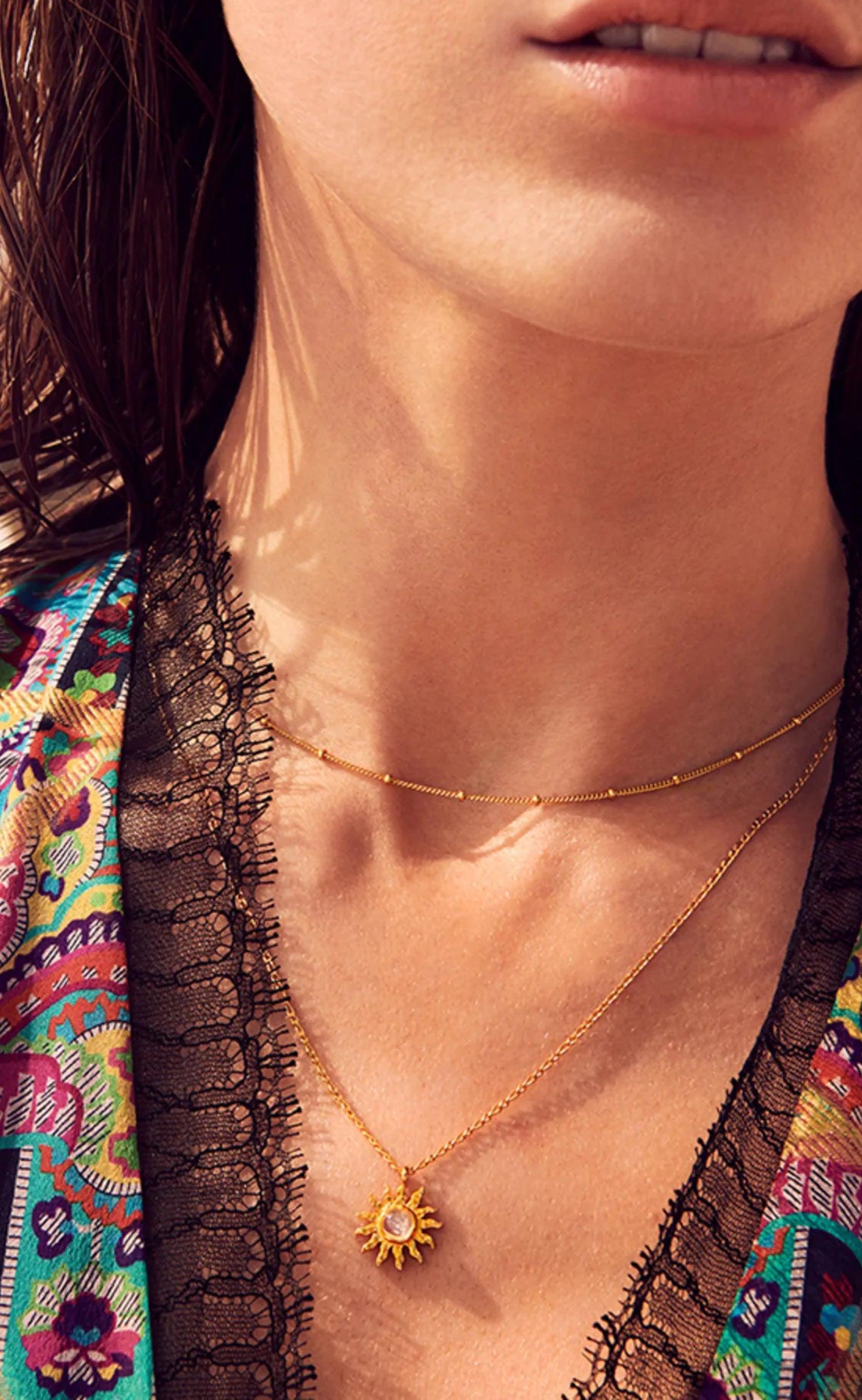 Maanesten Halskæde - Nala Choker - Gold Colour
