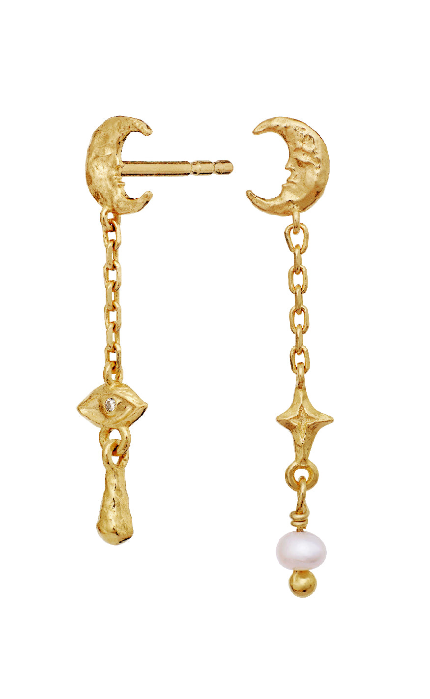 Maanesten Øreringe - Beatrice - Gold Colour