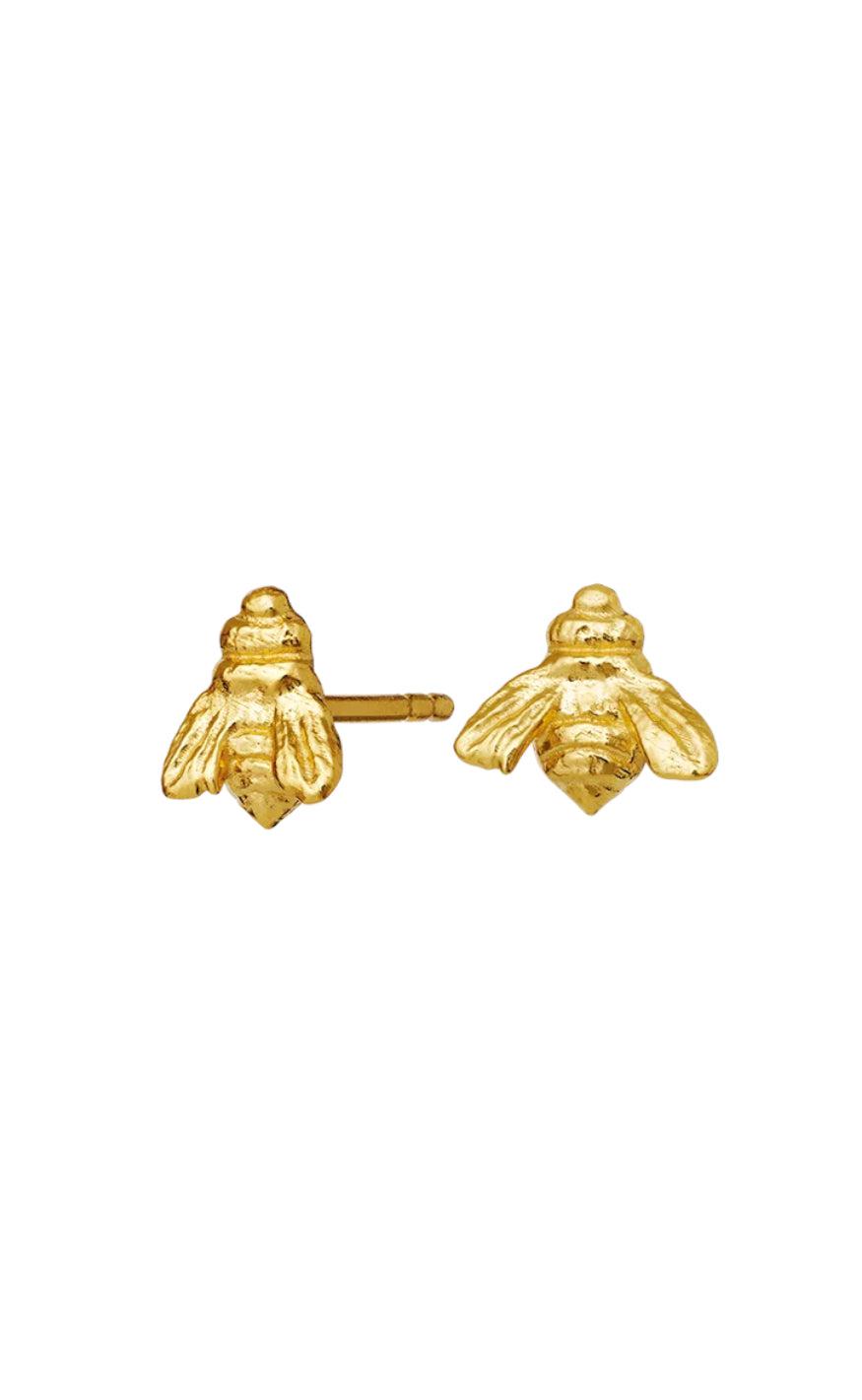 Maanesten Øreringe - Bee - Gold Colour