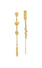 Maanesten Øreringe - Delfine - Gold Colour