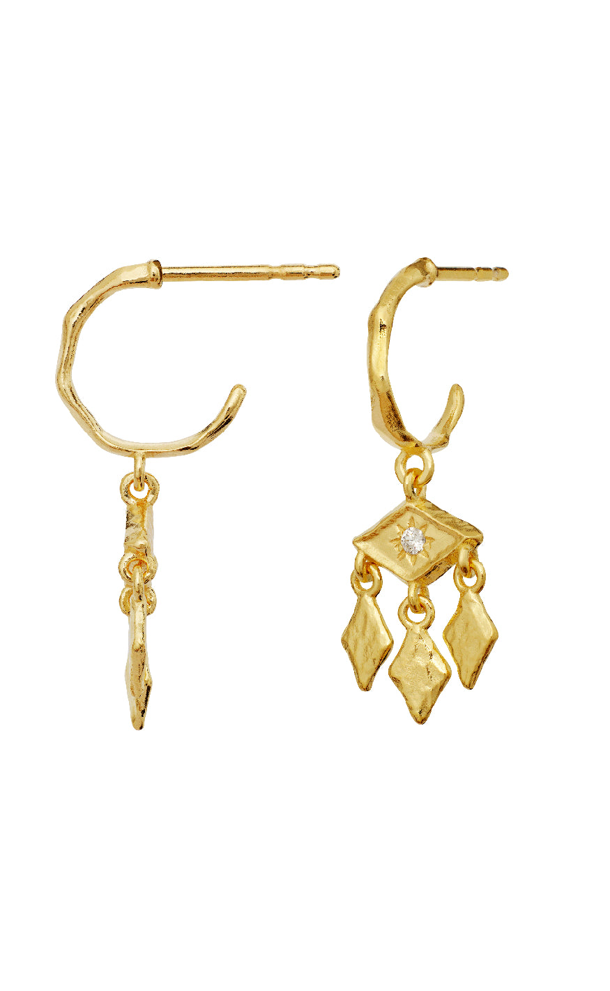Maanesten Øreringe - Edwina - Gold Colour