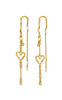 Maanesten Øreringe - Eliori Twinkle - Gold Colour