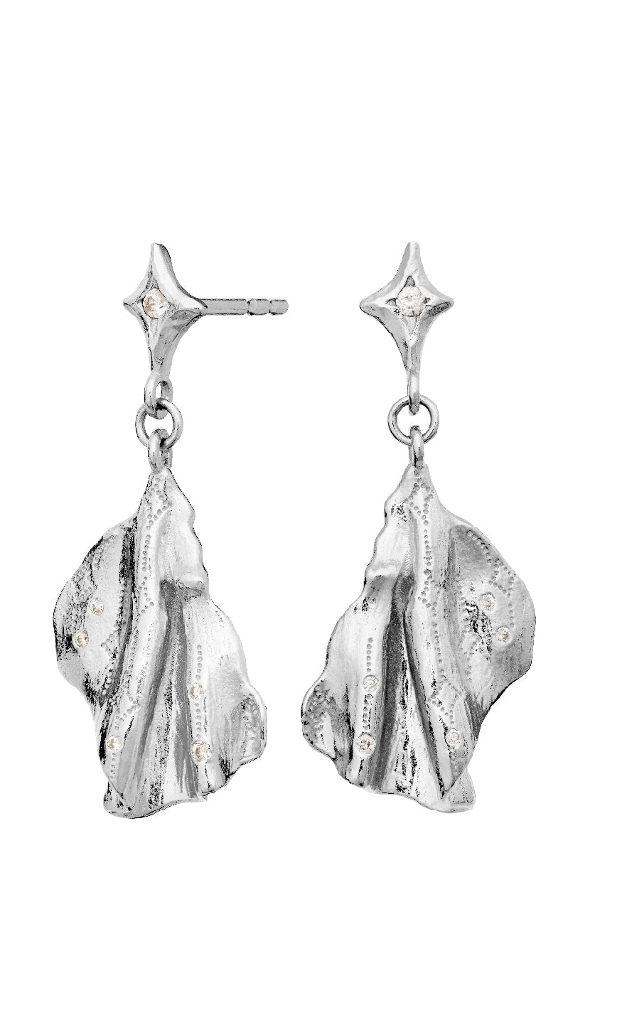 Maanesten Øreringe - Gerda - Silver Colour