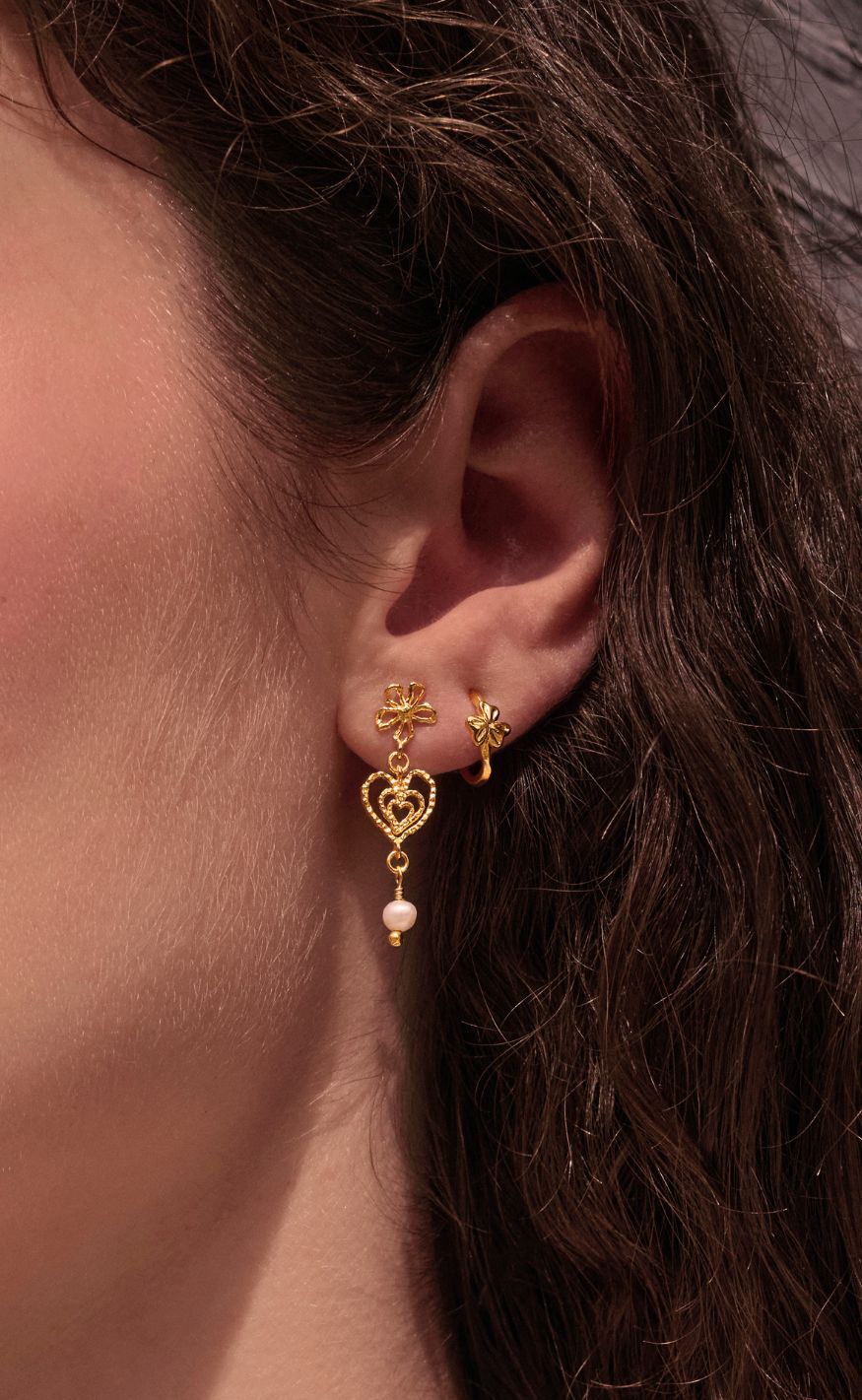 Maanesten Øreringe - Izabel - Gold Colour