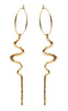 Maanesten Øreringe - Mia - Gold Colour