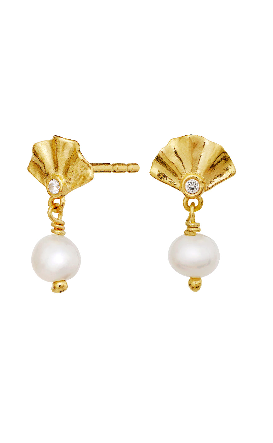 Maanesten Øreringe - Odette - Gold Colour