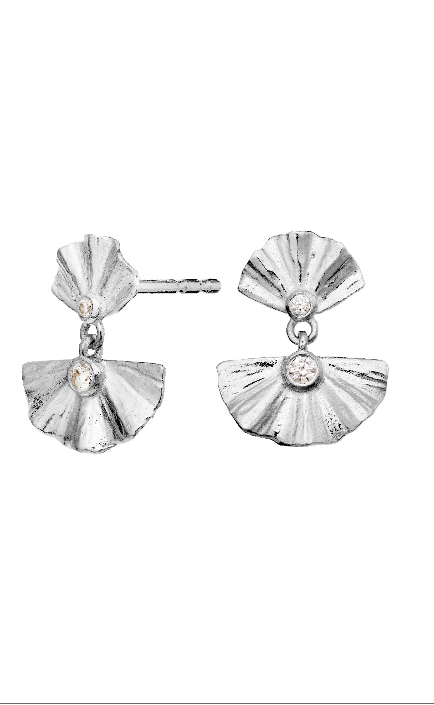 Maanesten Øreringe - Odile - Silver Colour