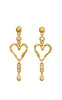 Maanesten Øreringe - Sabi Twinkle - Gold Colour