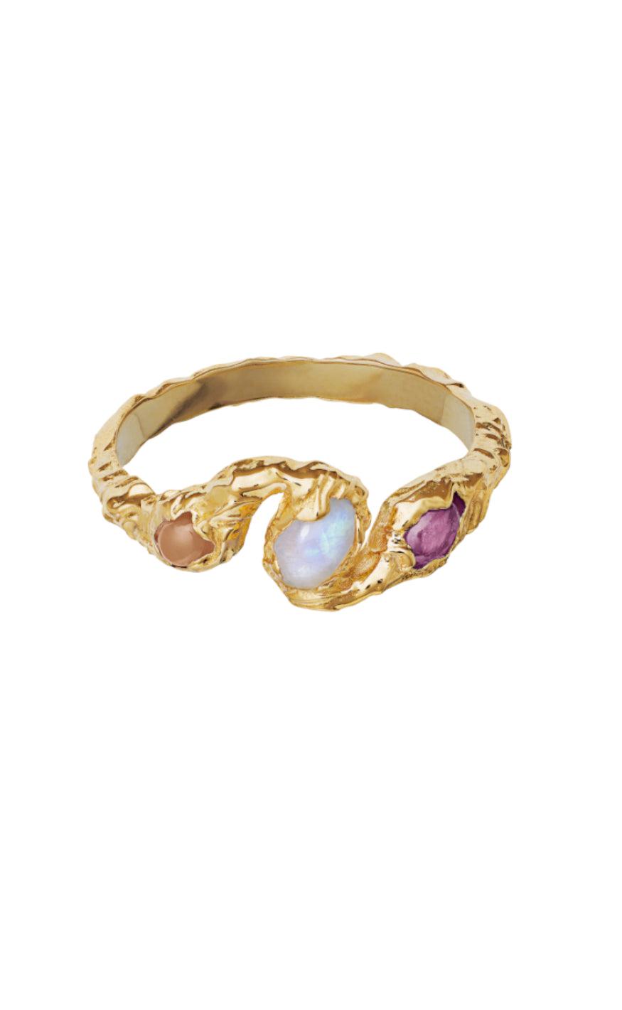 Maanesten Ring - Baila - Gold Colour