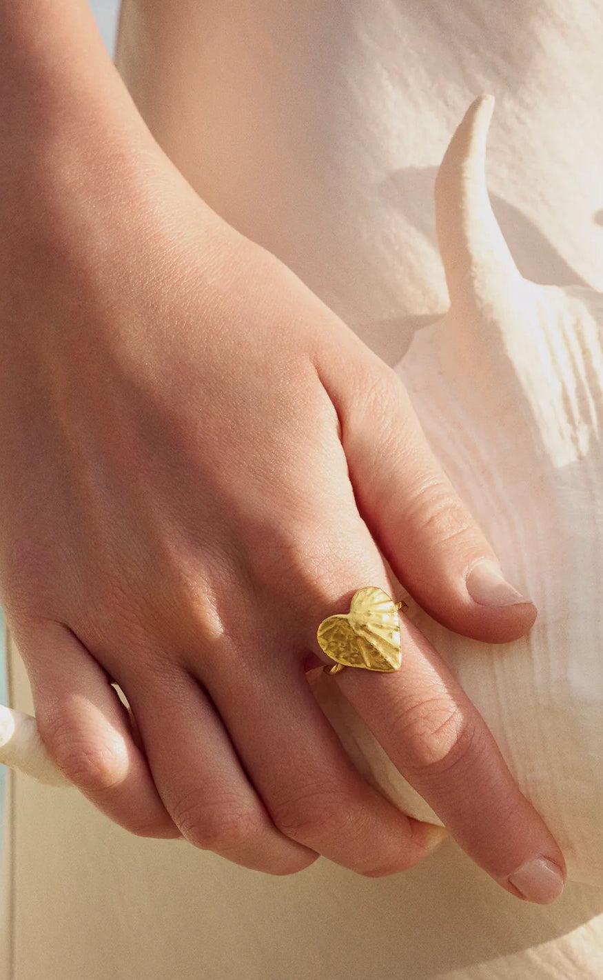 Maanesten Ring - Cardissa - Gold Colour