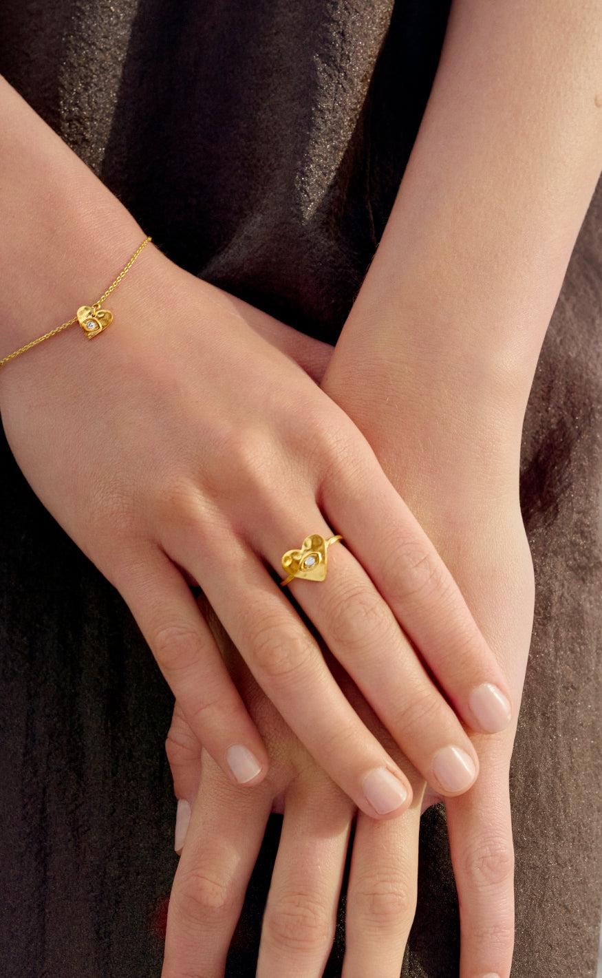 Maanesten Ring - Cassia - Gold Colour