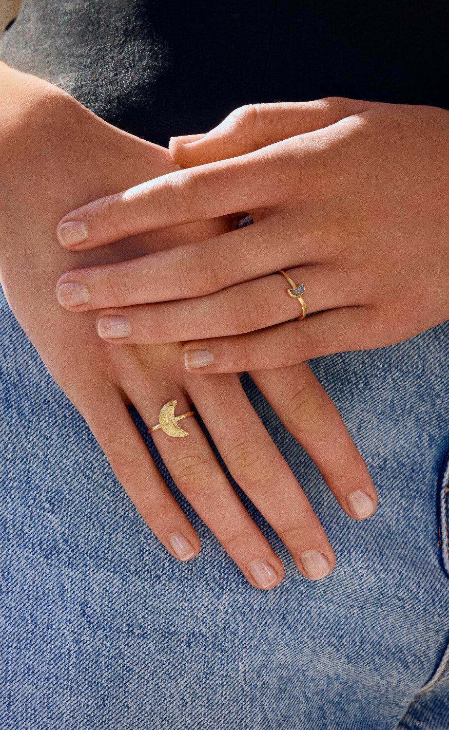 Maanesten Ring - Doris - Gold Colour