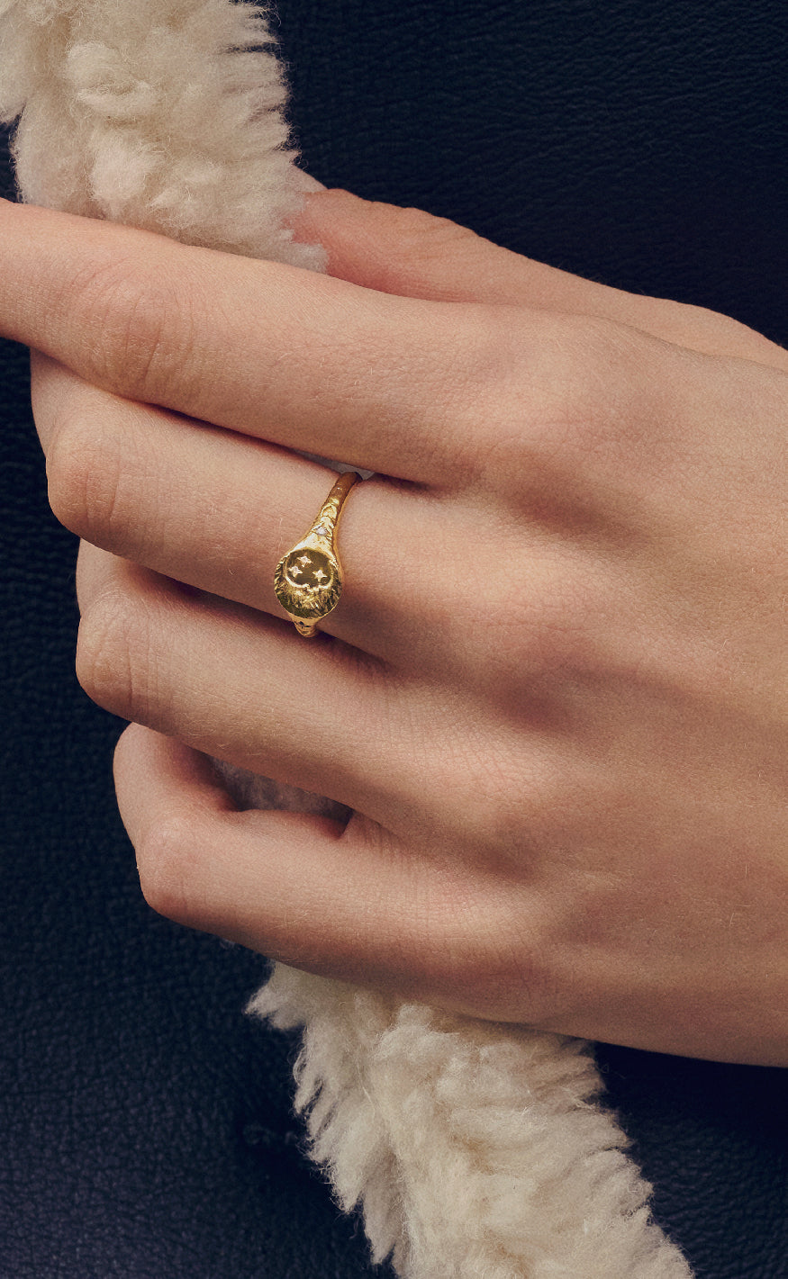 Maanesten Ring - Magdalena - Gold Colour
