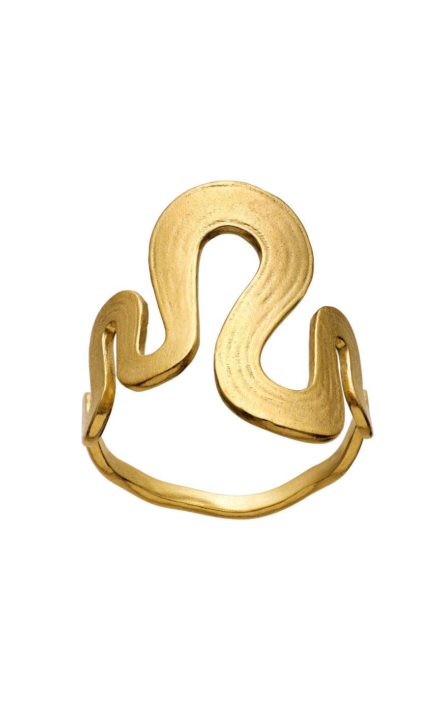Maanesten Ring - Sasja - Gold Colour