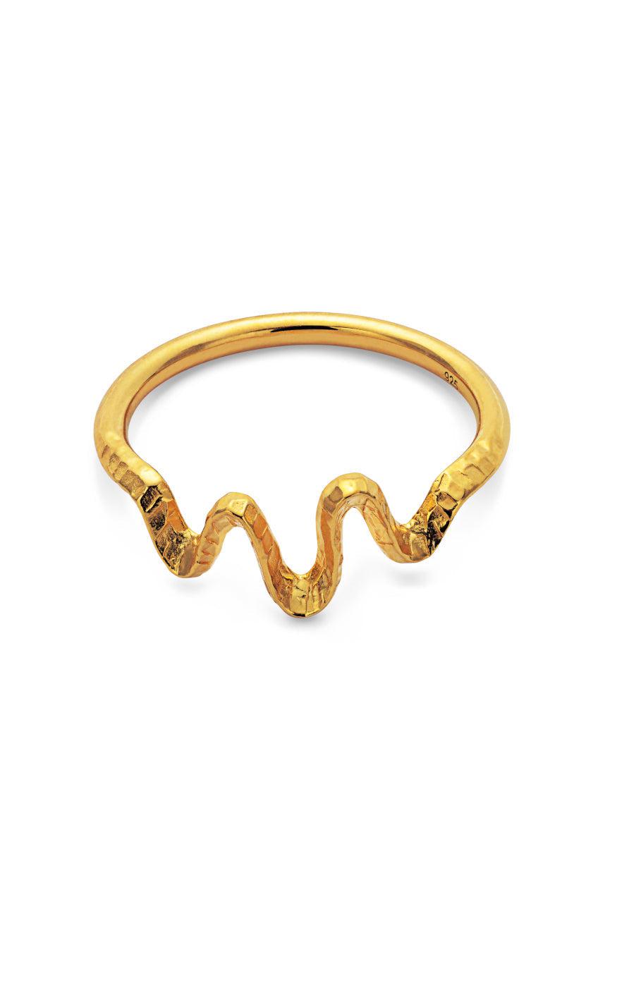Maanesten Ring - Sonar - Gold Colour