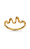 Maanesten Ring - Sonar - Gold Colour