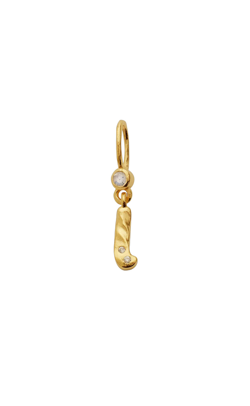 Maanesten Vedhæng - Alphabet - Gold Colour