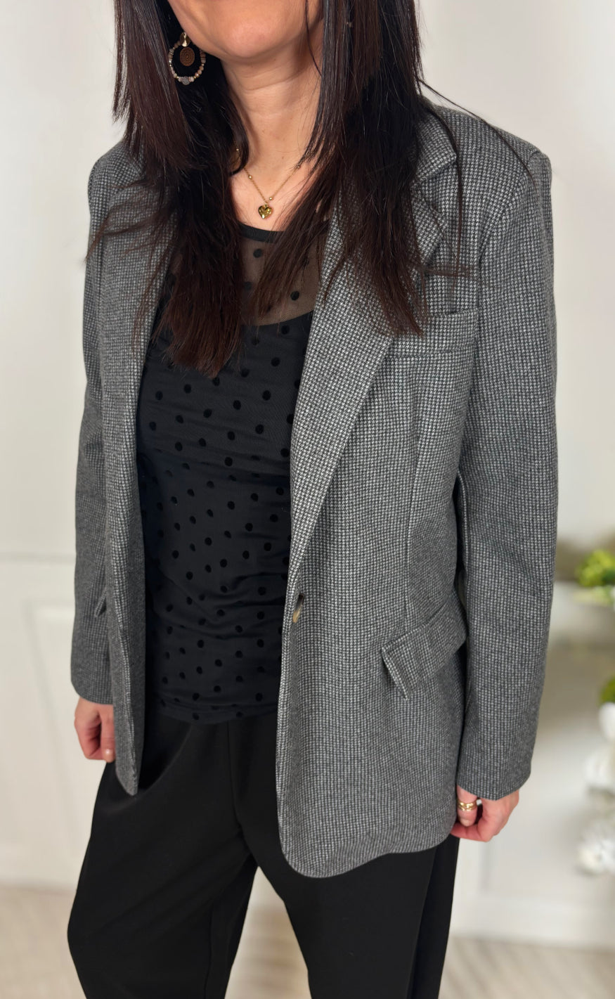 Marta Du Chateau Blazer - Fenix - Grey