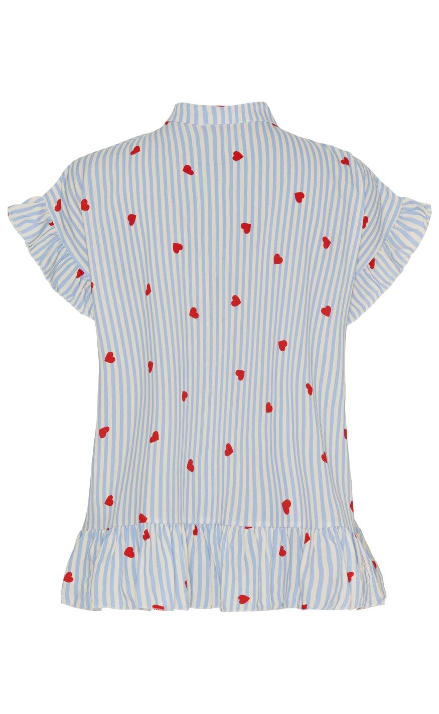 Marta Du Chateau Bluse - 5805 Clia - Celeste Heart