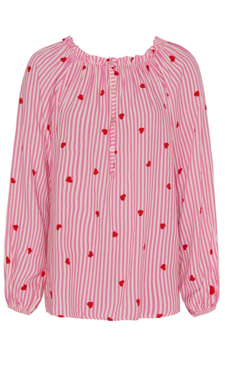 Marta Du Chateau Bluse - 6100 Nadia - Fuxia