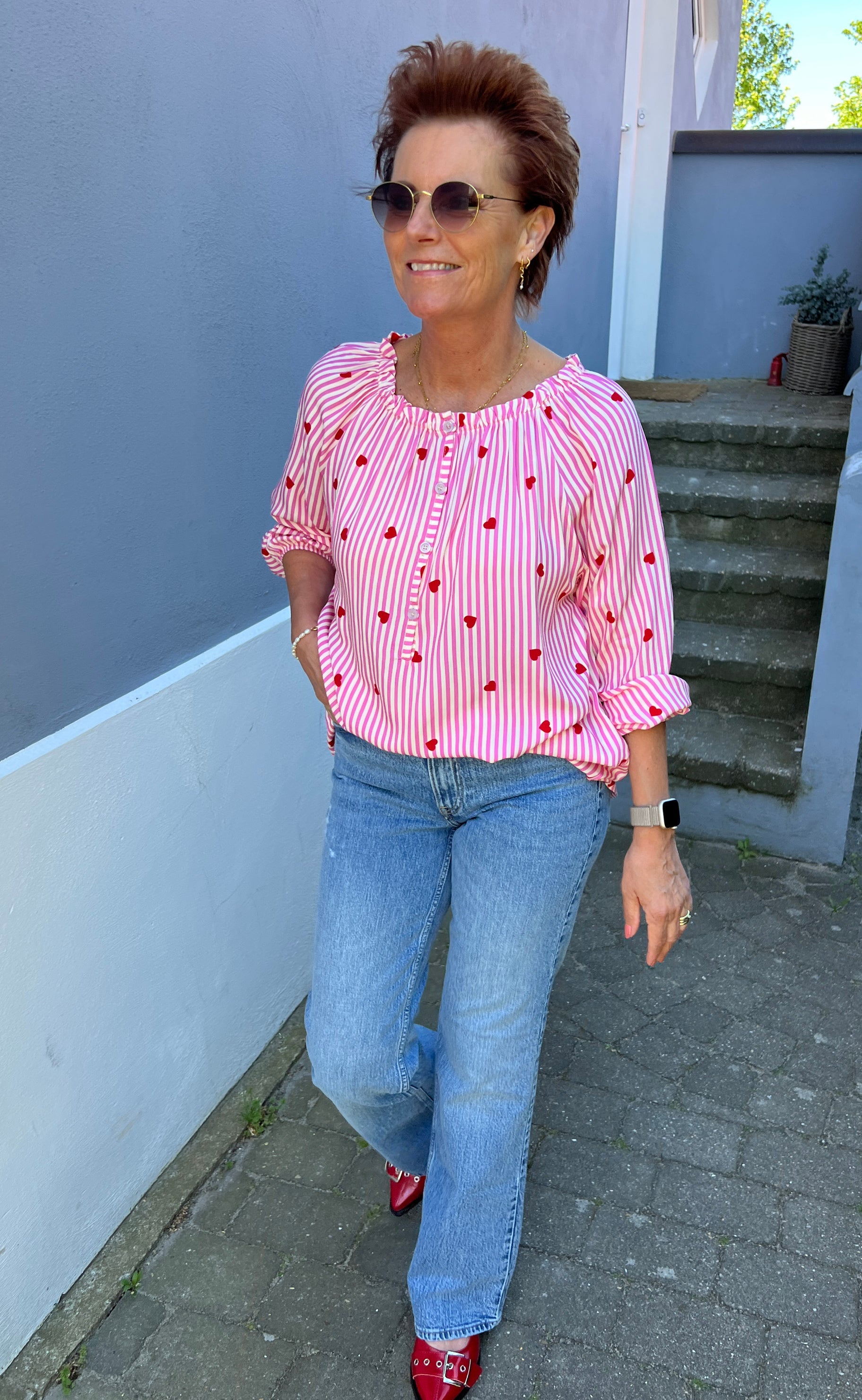 Marta Du Chateau Bluse - 6100 Nadia - Fuxia