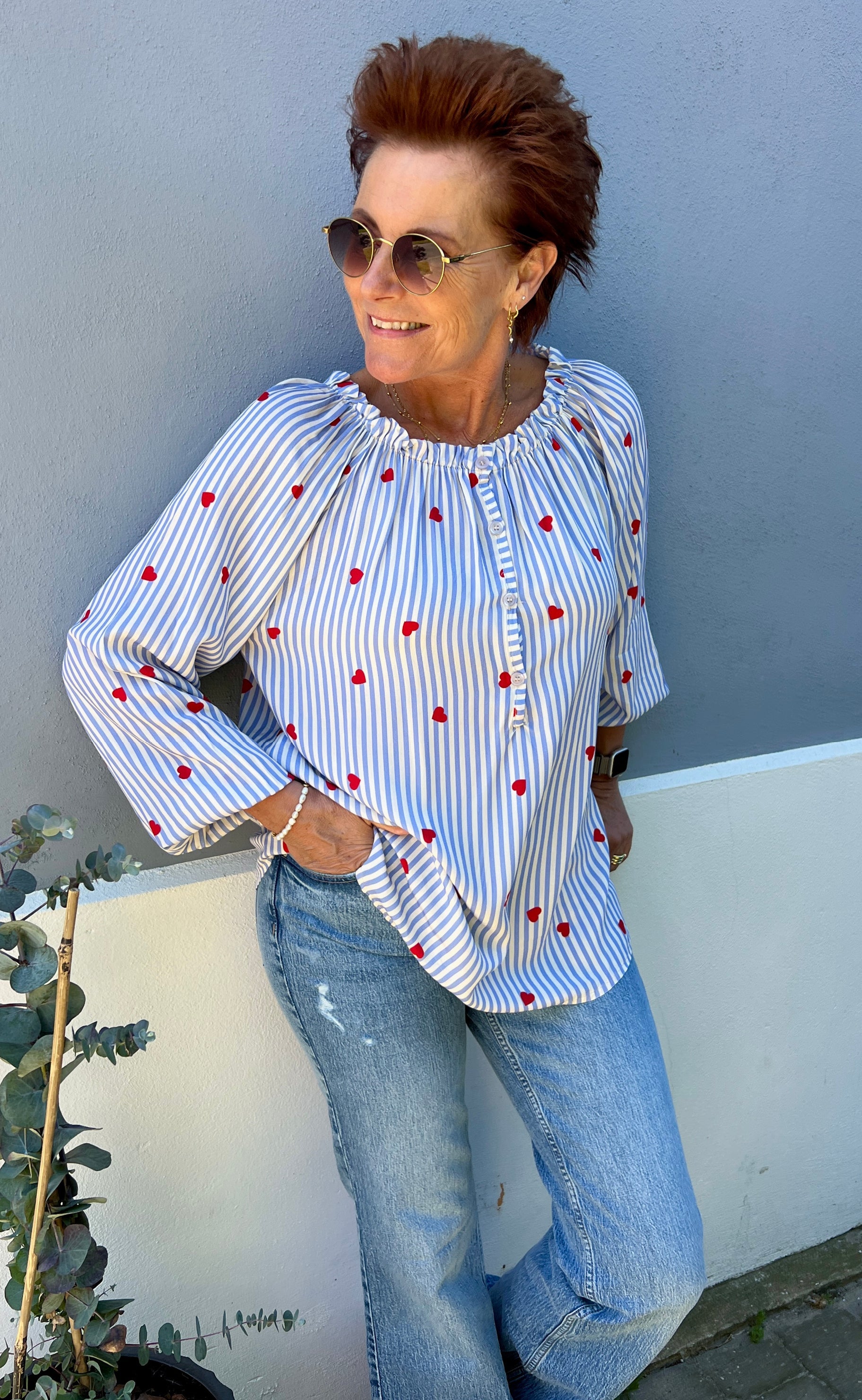 Marta Du Chateau Bluse - 6100 Nadia - Jeans