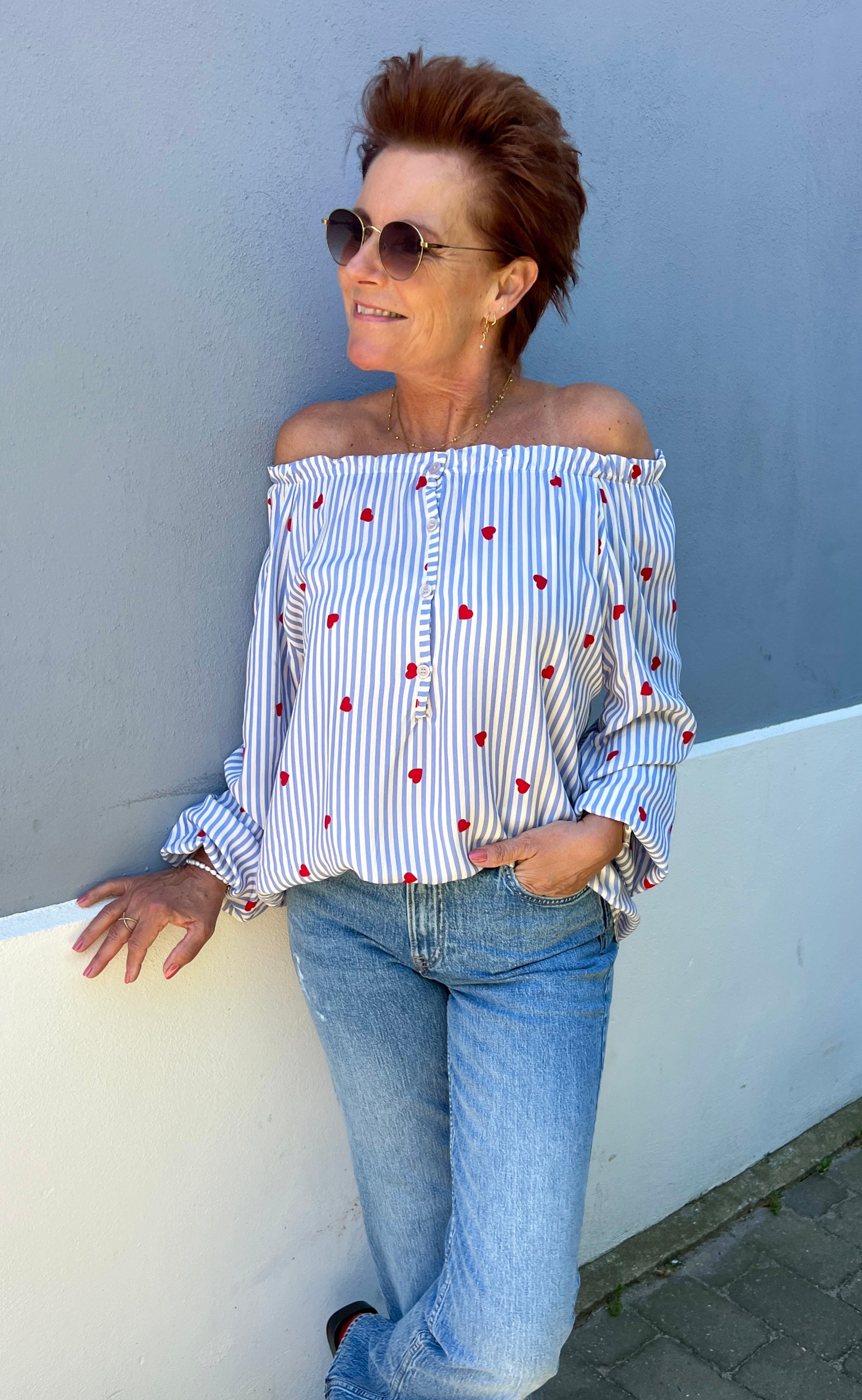 Marta Du Chateau Bluse - 6100 Nadia - Jeans