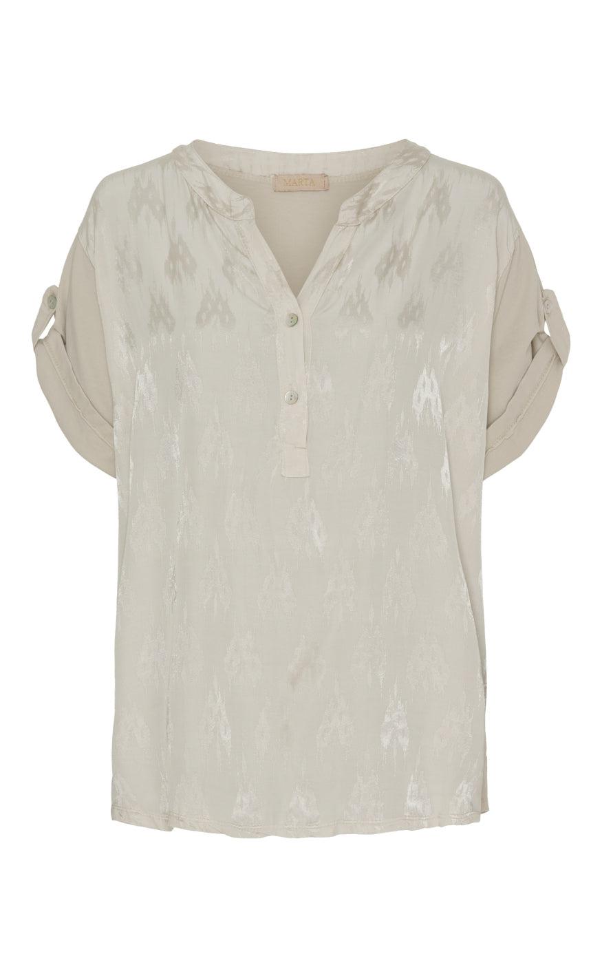 Marta Du Chateau Bluse - 68099 Marietta - Sabbia