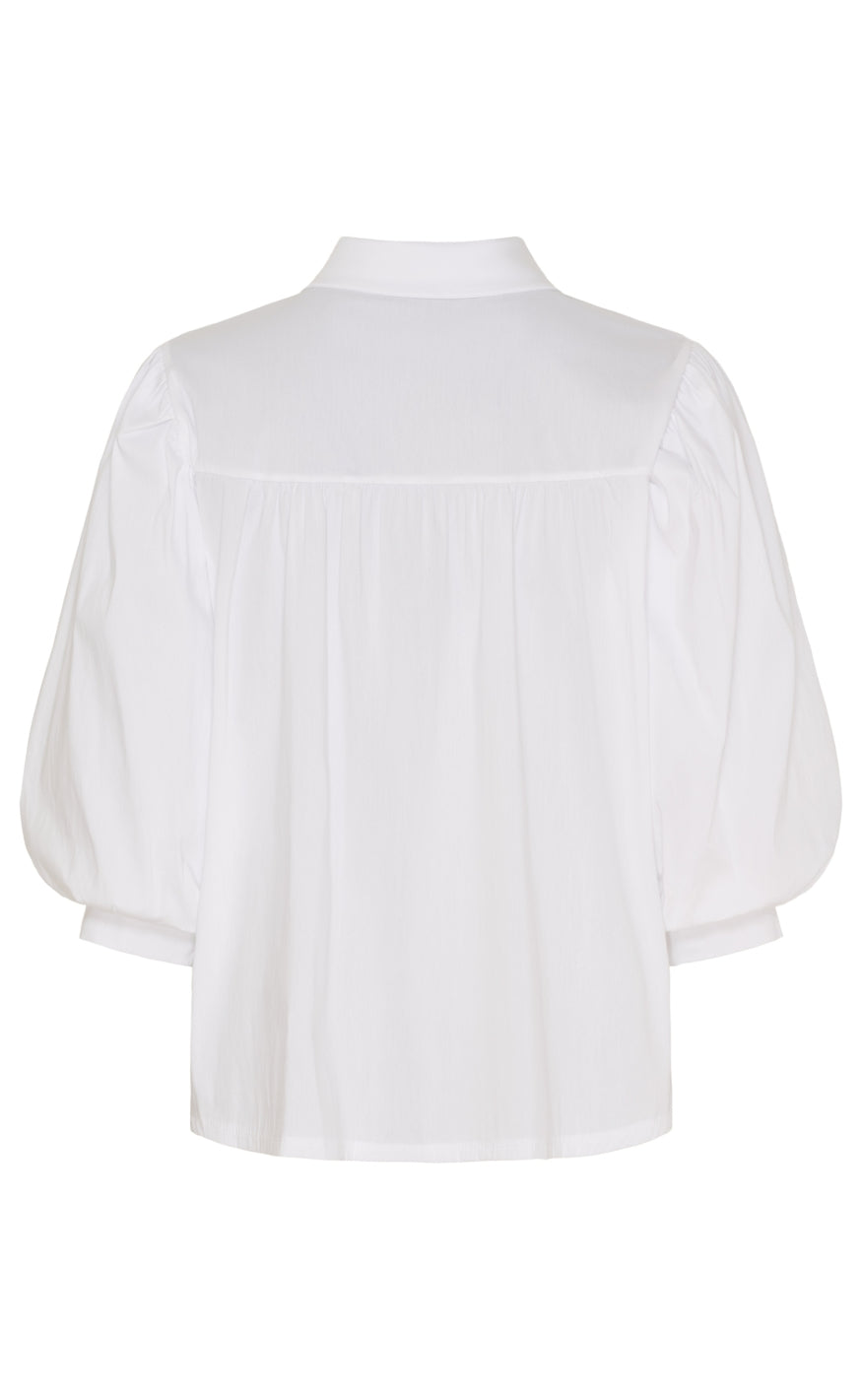 Marta Du Chateau Bluse - Aivory - Optical White