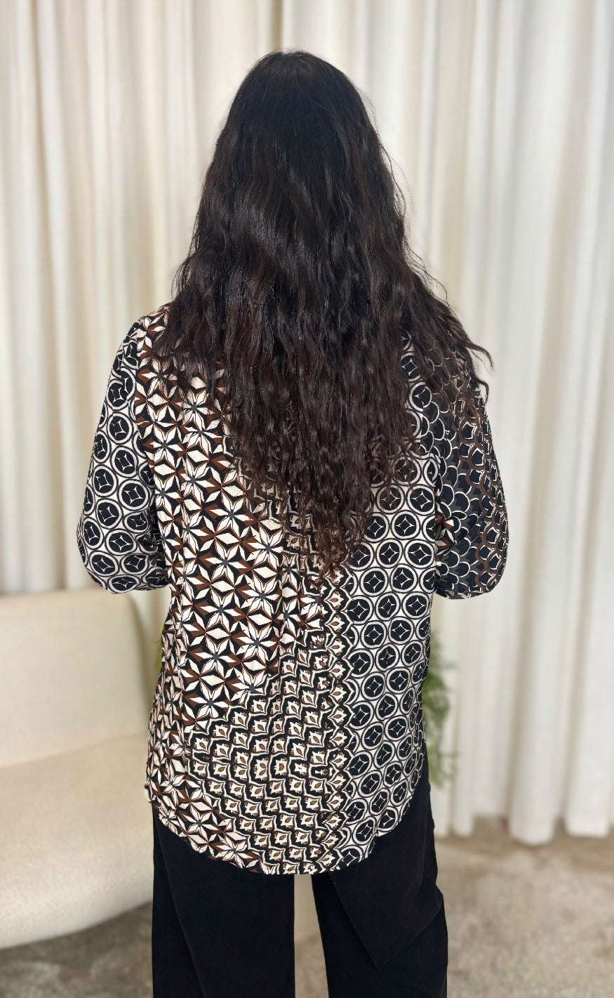 Marta Du Chateau Bluse - Arabella - Nero