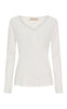 Marta Du Chateau Bluse - Calista LS - Panna