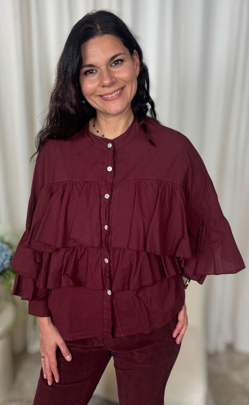 Marta Du Chateau Bluse - Debbie - Bordeaux