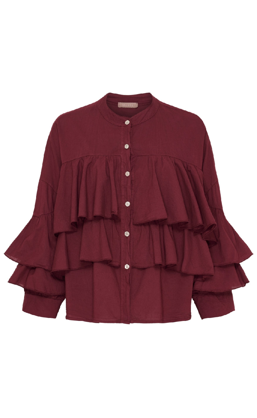 Marta Du Chateau Bluse - Debbie - Bordeaux