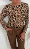 Marta Du Chateau Bluse - Elissa - Camello7713tpf