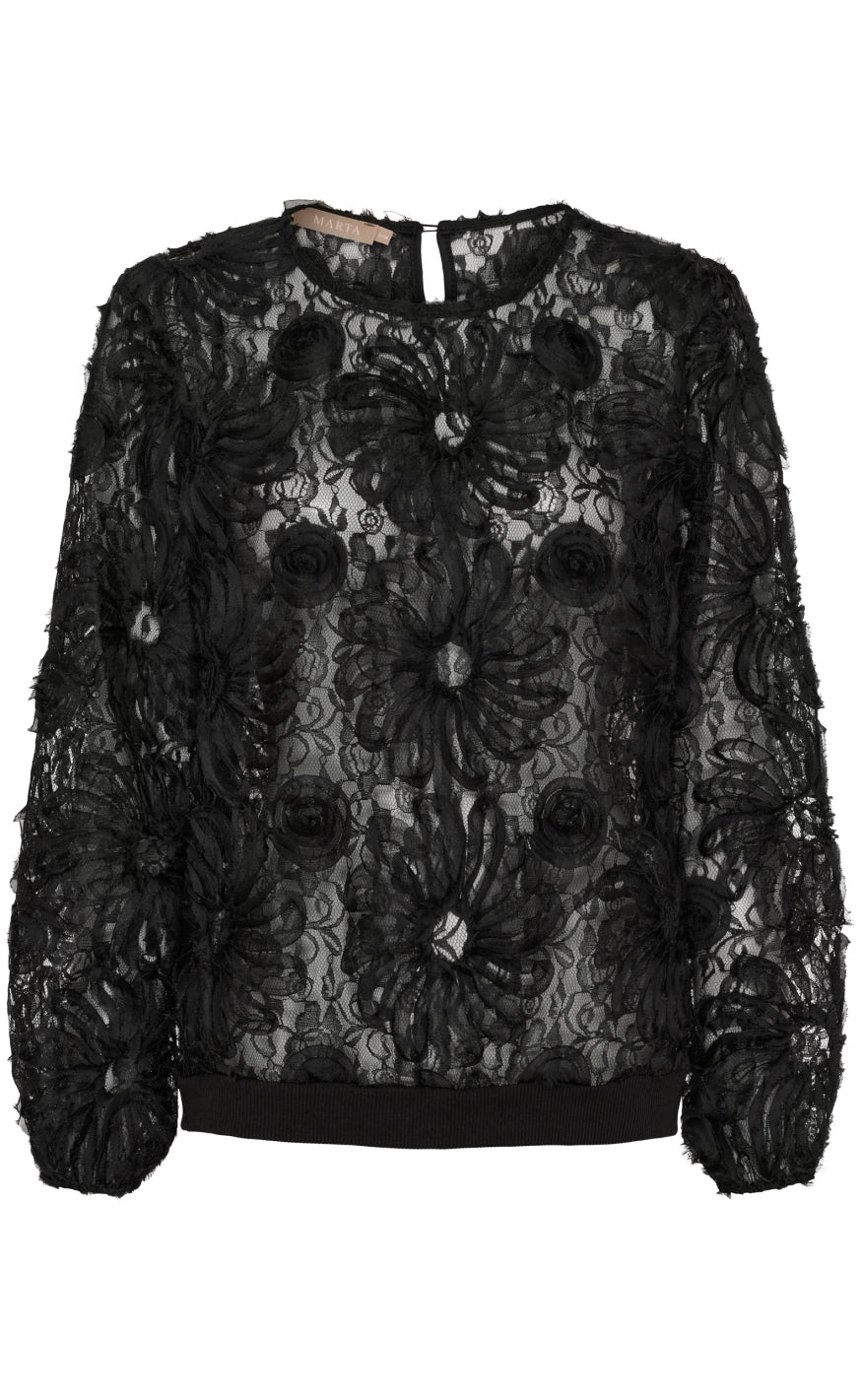 Marta Du Chateau Bluse - Lykke - Black