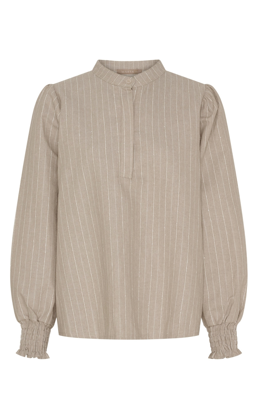 Marta Du Chateau Bluse - Malou - Sand2