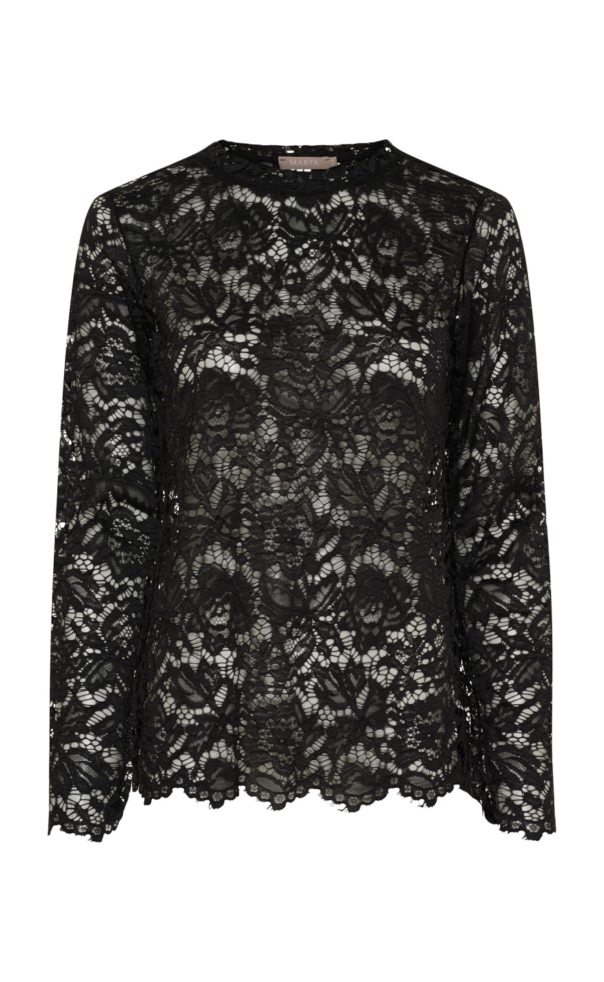 Marta Du Chateau Bluse - Milley - Black