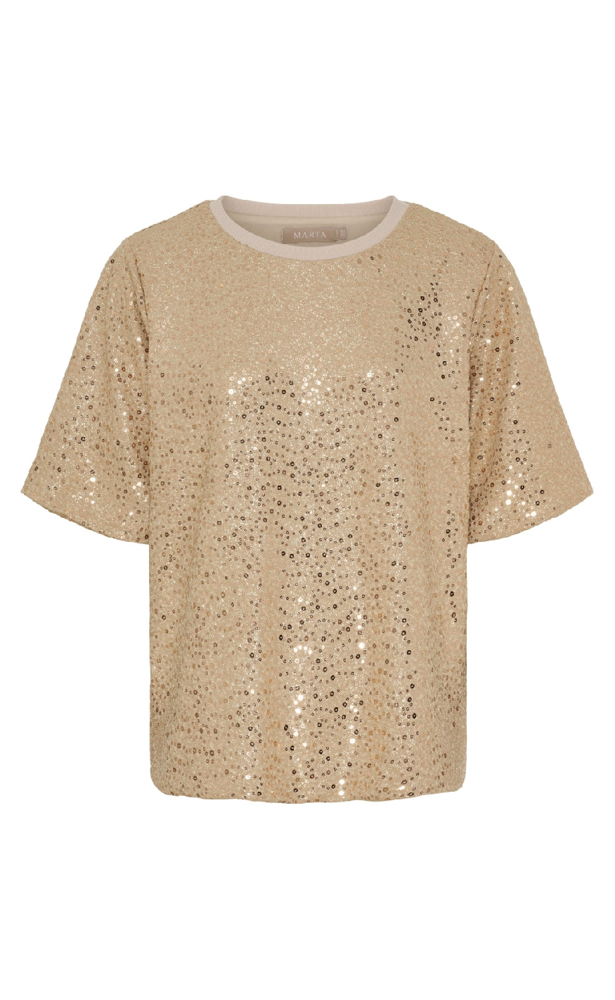 Marta Du Chateau Bluse - Nynne - Champagne
