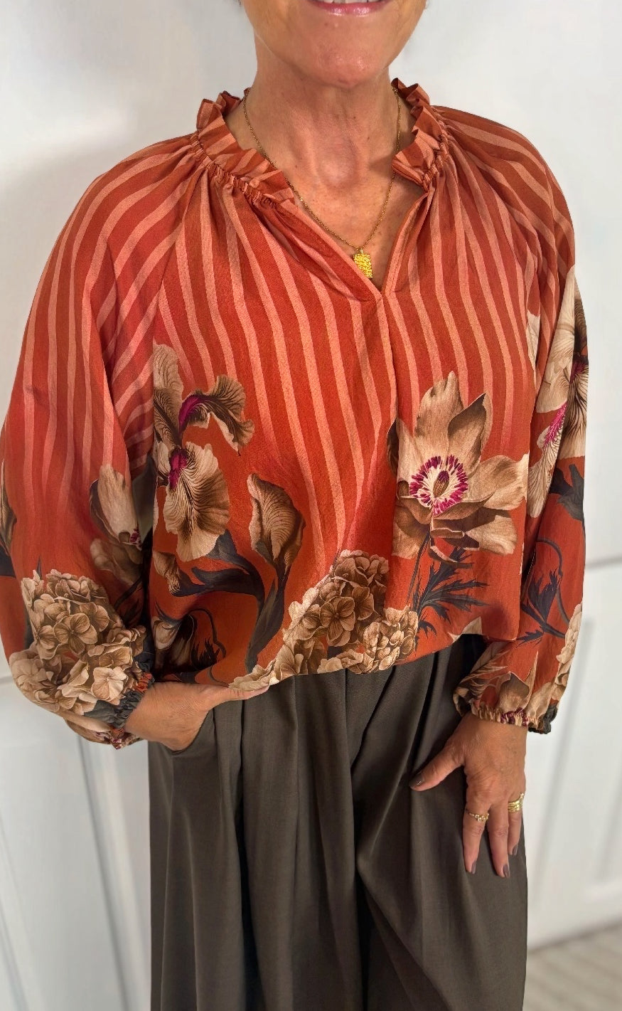Marta Du Chateau Bluse - Octavia - Coccio