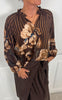 Marta Du Chateau Bluse - Octavia - Marrone