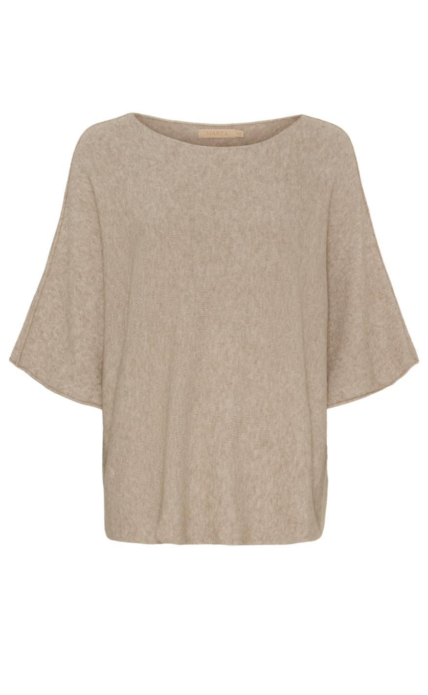 Marta Du Chateau Bluse - Sia - Medium Beige