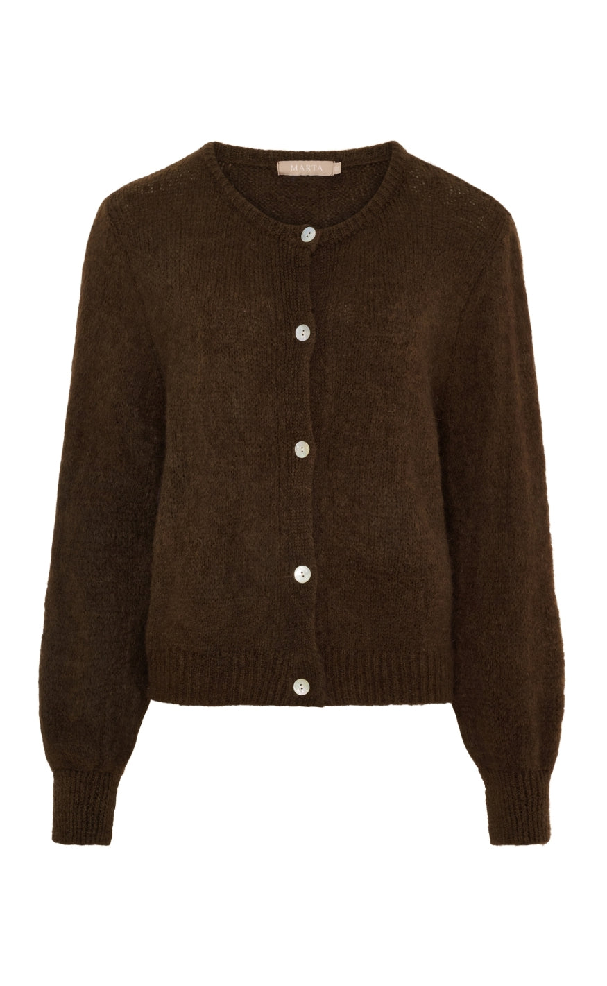 Marta Du Chateau Cardigan - Cosima - Chocolat