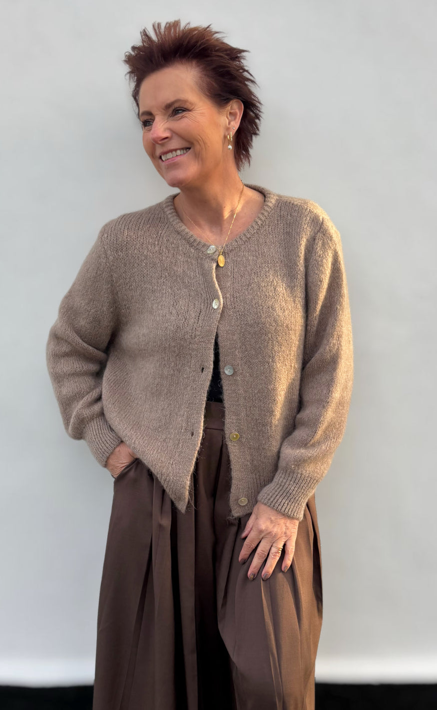 Marta Du Chateau Cardigan - Cosima - Tortora